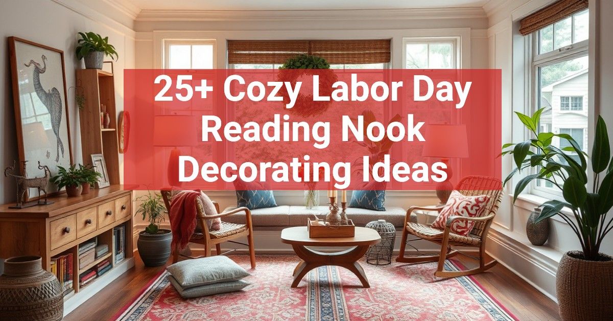 25+ Cozy Labor Day Reading Nook Decorating Ideas
