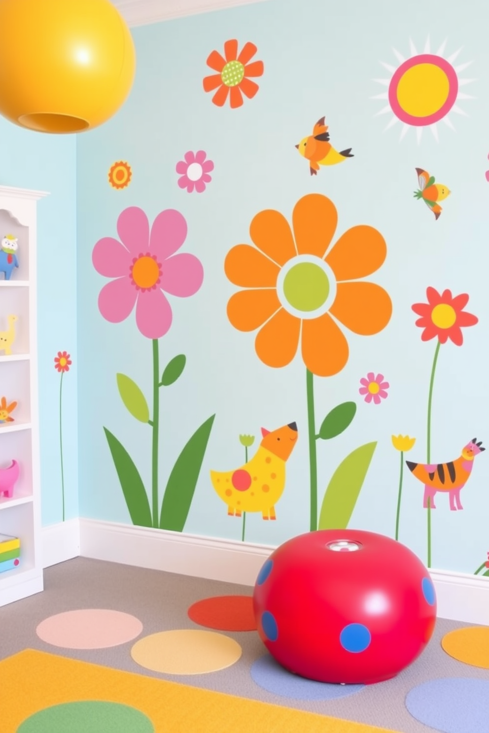 Choose playful wall decals featuring vibrant colors and whimsical designs to create an inviting atmosphere in your Spring Game Room. Incorporate elements like oversized flowers, cheerful animals, and abstract shapes to stimulate creativity and joy.