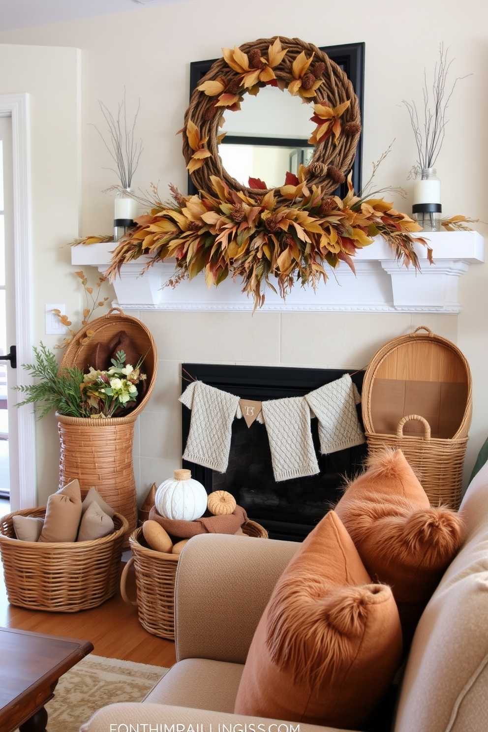 An elegant table setting for Thanksgiving features a beautifully arranged table with a crisp white tablecloth. The fine china is adorned with intricate gold patterns, and each place setting includes polished silverware and crystal glassware. Centerpieces of seasonal flowers in rich autumn hues are complemented by small pumpkins and candles. Soft, warm lighting enhances the inviting atmosphere, creating a perfect backdrop for a festive gathering.